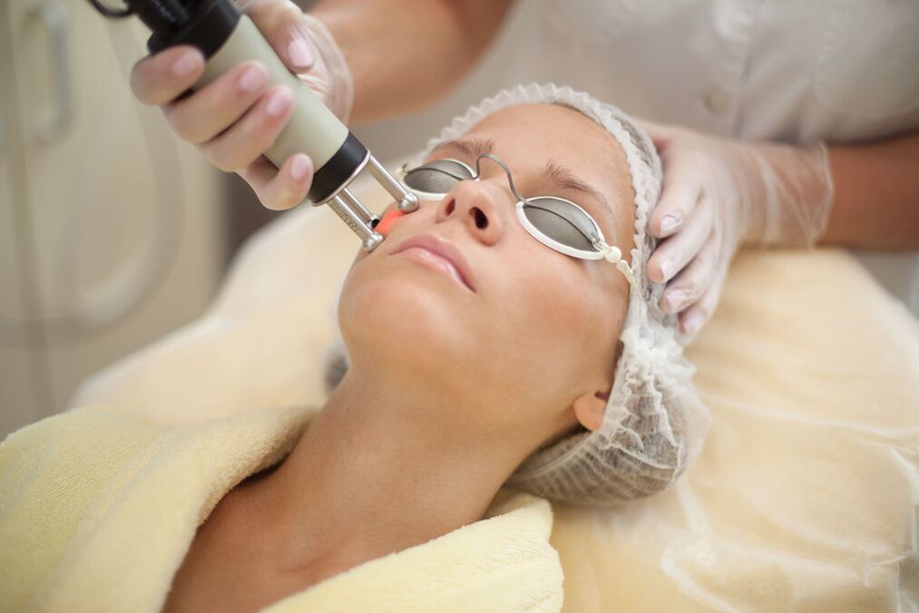 Skin laser rejuvenation