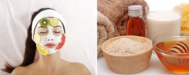 mask with oatmeal and honey to rejuvenate